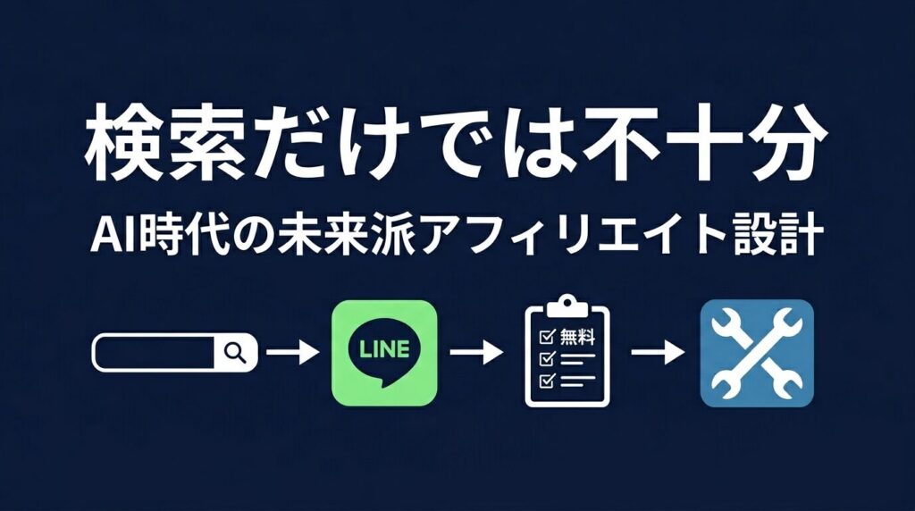 検索だけでは弱い｜AI時代のアダルトアフィリエイト案内設計