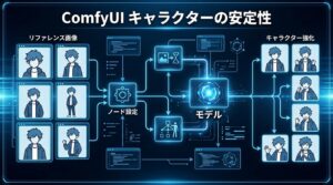 ComfyUI キャラ一貫性 ワークフロー